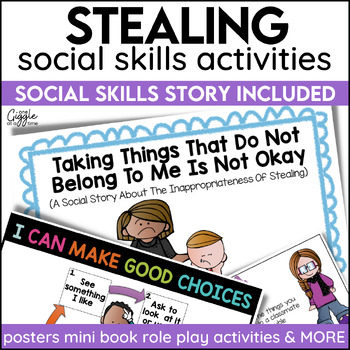 Preview of Stealing Honesty Social Story Social Skills Activities Self Regulation Choices