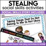 Stealing Social Story and Activities | Social Emotional Le