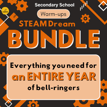 Preview of Steam Dream BUNDLE - an ENTIRE YEAR of STEM/STEAM daily warm-up activities