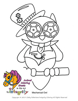 Steampunk coloring page for adults  Steampunk coloring, Coloring book art,  Cute coloring pages