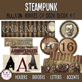 Steampunk Theme Bulletin Boards or Door Decor Classroom De