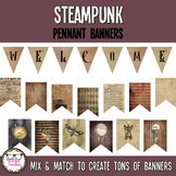 Steampunk Theme Pennant Flags Banners Classroom Decor for 