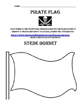 Pirate Flag Printable Template, Jolly Roger