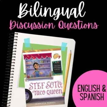 Preview of Stef Soto, Taco Queen Discussion Guide -- ENGLISH & SPANISH Version