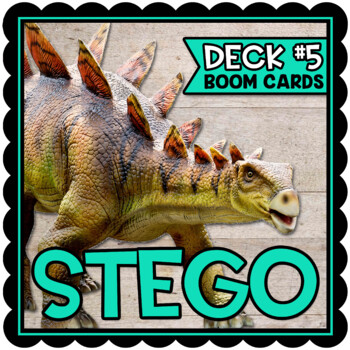Preview of Stegosaurus: A Dinosaur Research Unit  |  BOOM CARDS