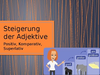 Preview of Steigerung der Adjektive PPT| Degrees of Comparison of Adjectives in German