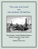 Complete Lesson: John Steinbeck's "The Leader of the Peopl