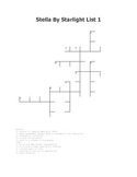 Stella By Starlight Crossword