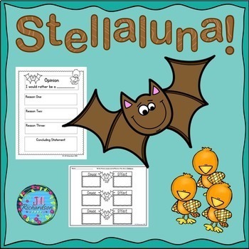 Preview of Stellaluna Activities Book Companion First Second Third Grade Story Map