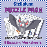 STELLALUNA Puzzle Worksheet Packet - No Prep Fun Word Sear