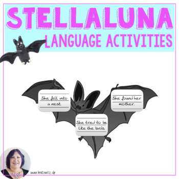 Preview of Stellaluna Adapted Book Companion Language Activities Speech Therapy