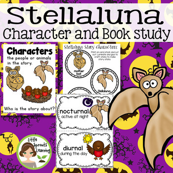 Preview of Stellaluna Book Companion & Activities (Includes non fiction reader on Bats) 