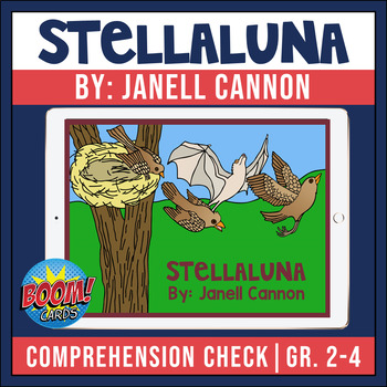 Preview of Stellaluna Comprehension Activities Boom Cards