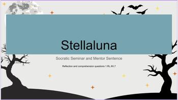 Preview of Stellaluna Socratic Seminar and Mentor Sentence