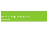 Stem-Changing Subjunctive Verb Drill