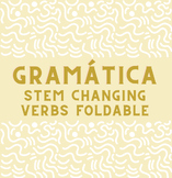 Stem Changing Verbs Foldable