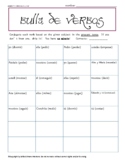 Stem-Changing Verbs Practice/Game - Bulla de Verbos - Span