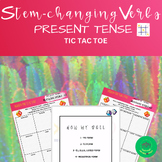Stem-Changing Verbs: Present Tense Game
