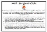 Stem Changing Verbs - Scoot!