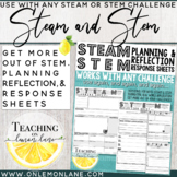 Stem Steam Challenge Planning / Reflection / Response Shee