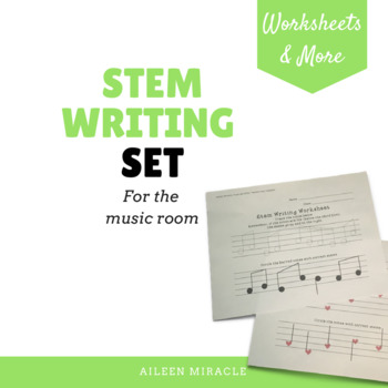 Preview of Stem Writing Set