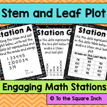 Preview of Stem and Leaf Stations