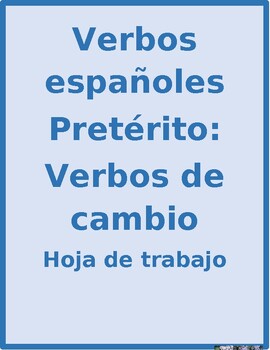 stem changing verbs spanish