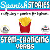 Stem changing verbs in Spanish story and reading comprehen
