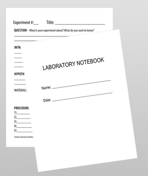 Preview of Stem for Kids Lab Notebook (Elementary)