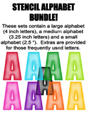 Stencil Alphabet Bundle