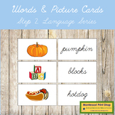 Step 2: Phonetic Words and Picture Cards (Cursive) - Monte