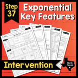 Step 37 ✩ Key Features Exponential Functions ✩ Texas Algeb