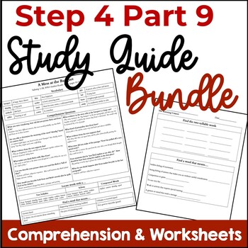 Preview of Step 4 Reading System Part 9 Study Guide Bundle