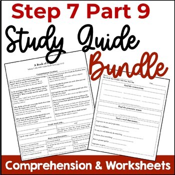 Preview of Step 7 Reading System Part 9 Study Guide Bundle