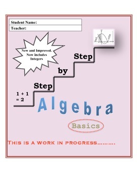 Preview of Step By Step Algebra Basics (82 pages!)