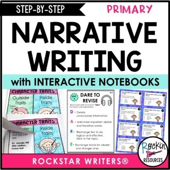 Preview of Narrative Writing for Primary Grades Step-By-Step WRITING for 1ST 2ND AND 3RD