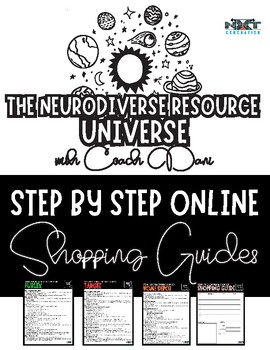 Preview of Step By Step Online Shopping Guides for Life Skills Practice