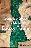 Step By Step to Make Epoxy Table By epoxy sadik