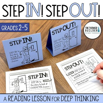 Preview of FREEBIE: Step In! Step Out! {A Reading Lesson for DEEP Thinking}