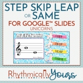 Step, Skip, Leap or Same? Interactive Google Slides