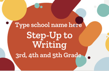 Preview of Step-Up To Writing (G.3-5) Slides for Training