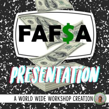 Preview of Step-by-Step FAFSA Presentation for Counselors, CCMR, AVID, College Transition