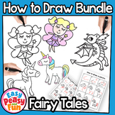 Step by Step Fairy Tale Directed Drawing How to Draw Tutorials