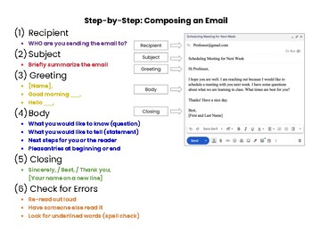 Preview of Step-by-Step Guide: Composing an Email