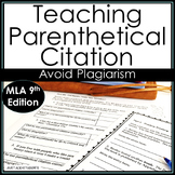Summarize Quote Create Parenthetical Citations for Research 9th edition MLA