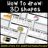 Step by Step- How to Draw 3D Shapes