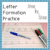 Step-by-Step Letter Formation Practice *Printable* upper a