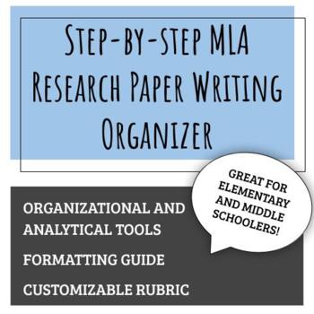 Preview of Step-by-Step MLA Research Paper Writing Organizer