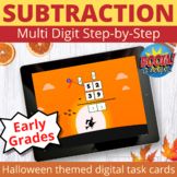 Multi Digit Subtraction Halloween Themed Boom Cards