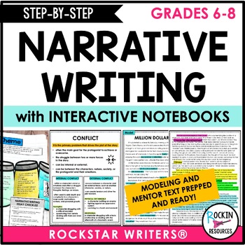Preview of Narrative Writing for Middle School with Model Lessons